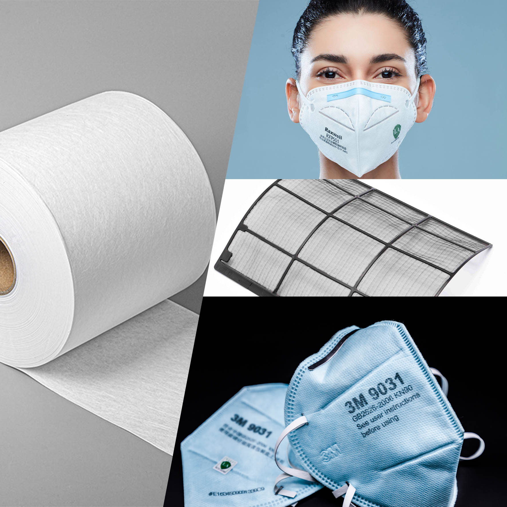 Meltblown Fabric Meltblown fabric is produced by melting polypropylene and forming ultra-fine fibers through high-speed hot air technology.